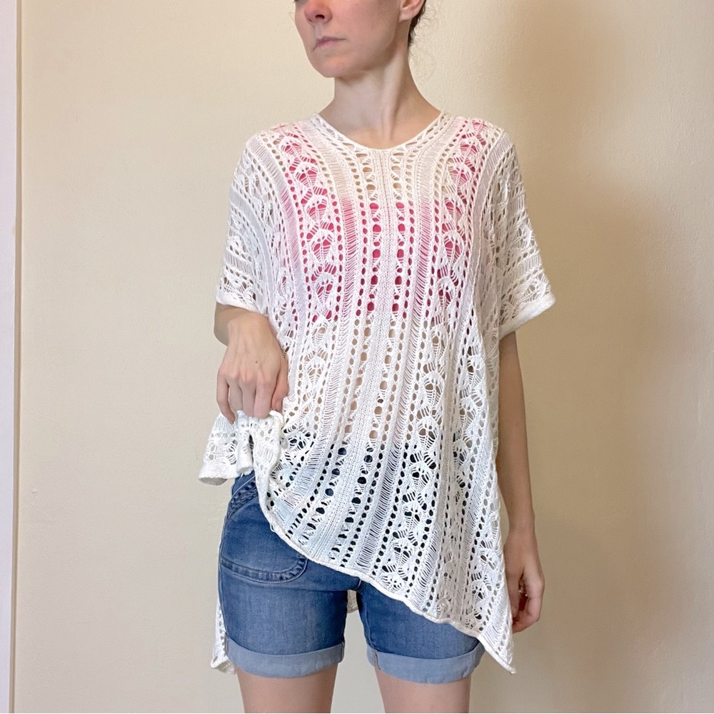 EUC Cupshe crochet coverup